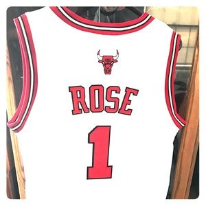 Authentic Derek Rose Chicago Bulls Adidas Jersey